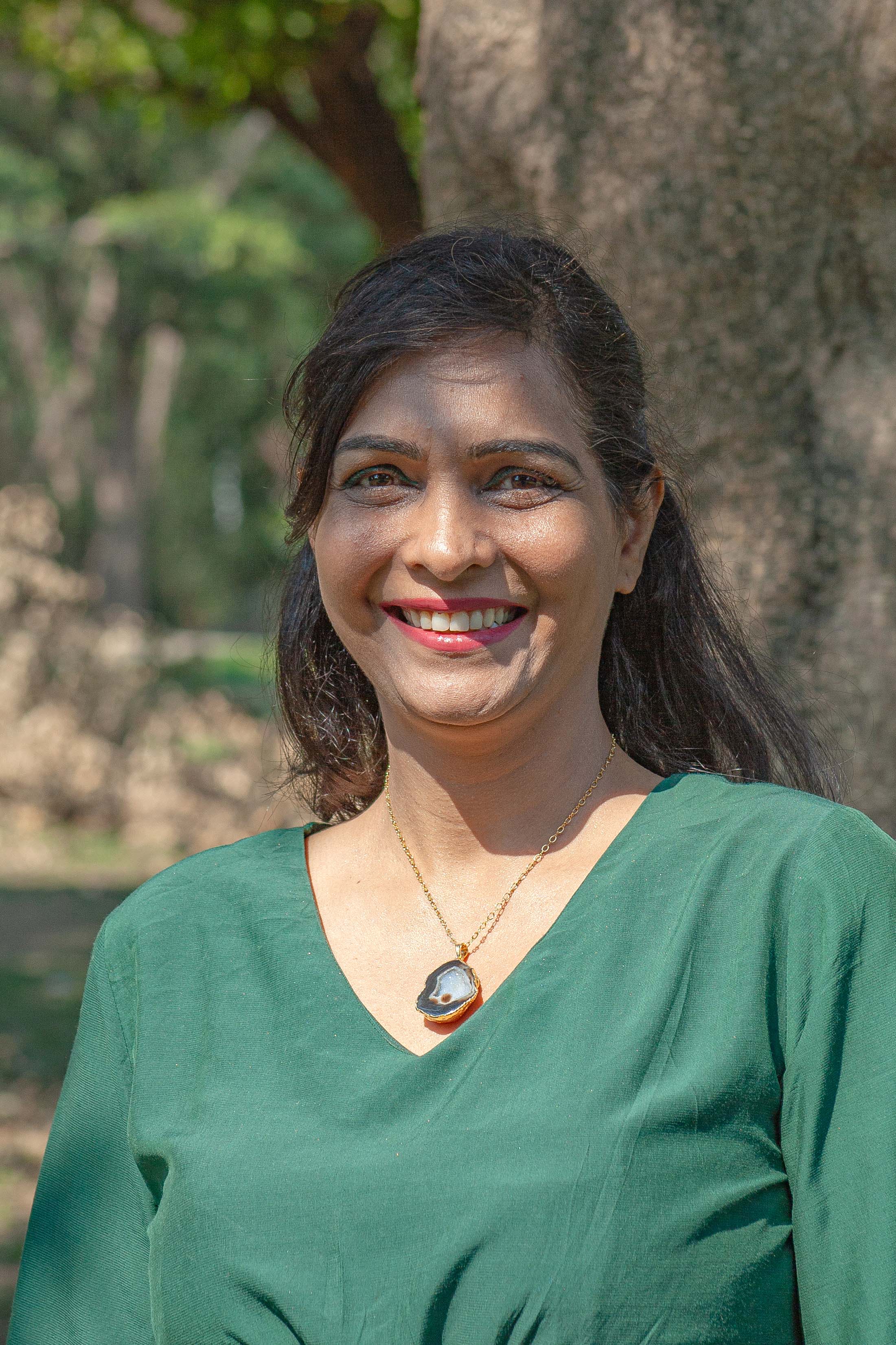 Raw Agate Stone Pendant Necklace